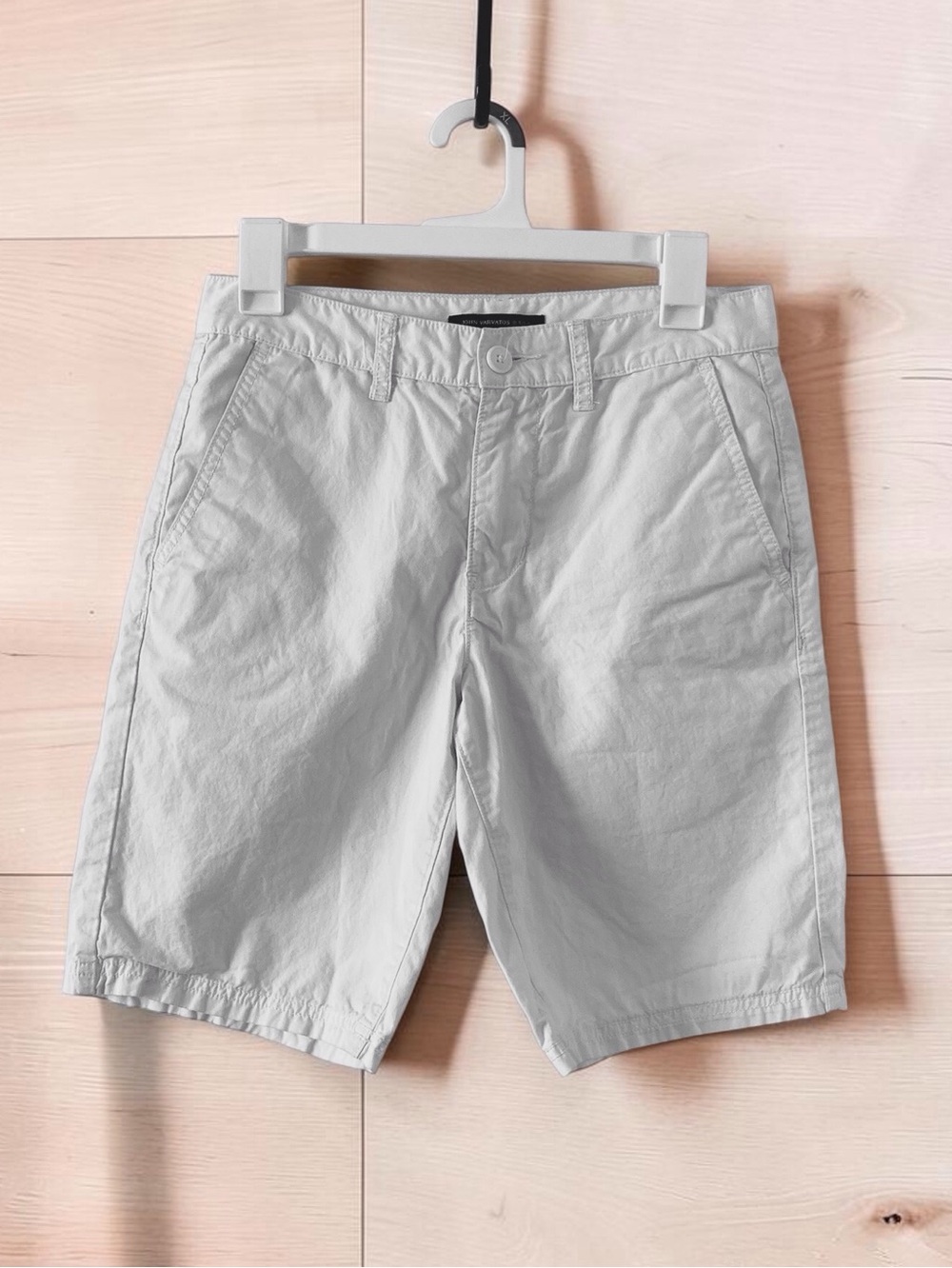 John Varvatos Star USA White Chino Shorts Men's 28